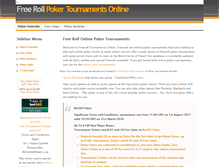 Tablet Screenshot of freerolltournamentsonline.com